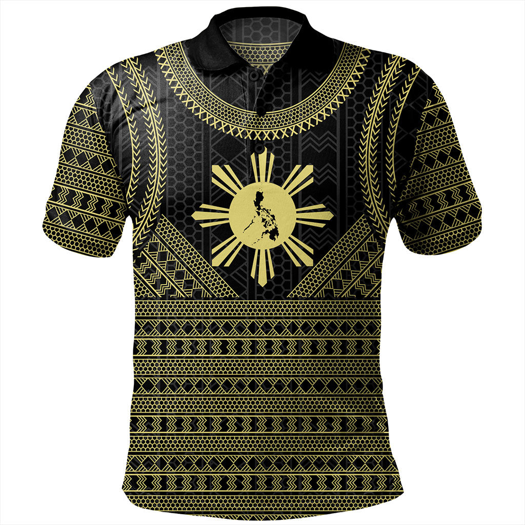 Philippines Filipinos Polo Shirt Tribal Pattern Traditional Style