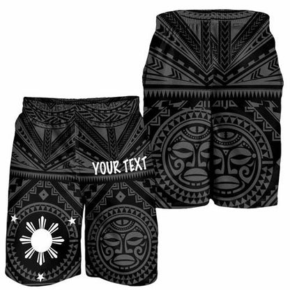 Philippines Personalised Men Short - Polynesian Tattoo Style