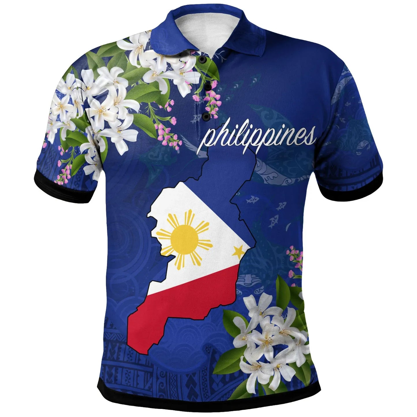 Philippines Polo Shirt - Filipino With Map