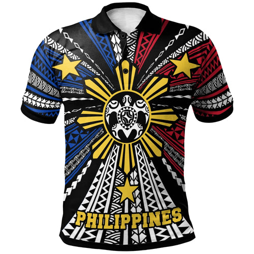 Philippines Polo Shirt - Philippines Turtle Flag