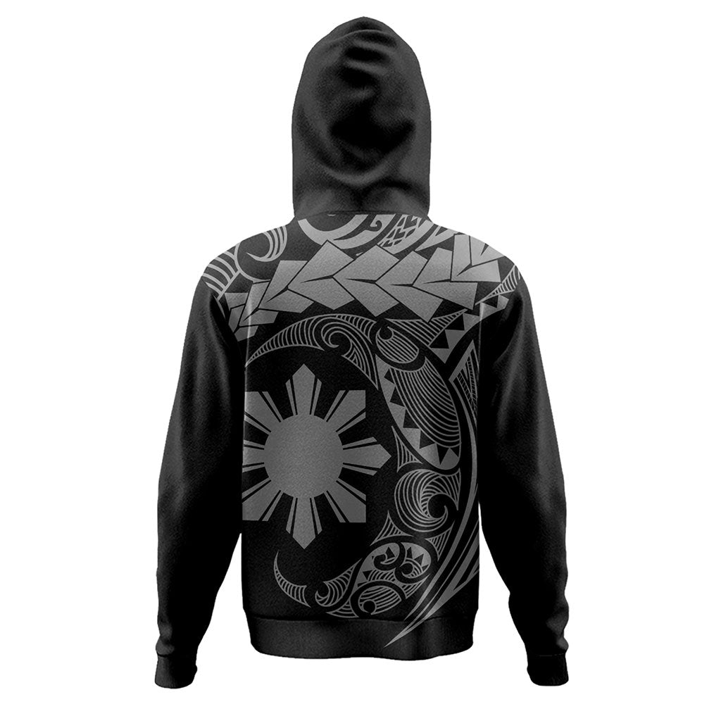 Philippines Filipinos Hoodie Polynesian Tribal Half Circle