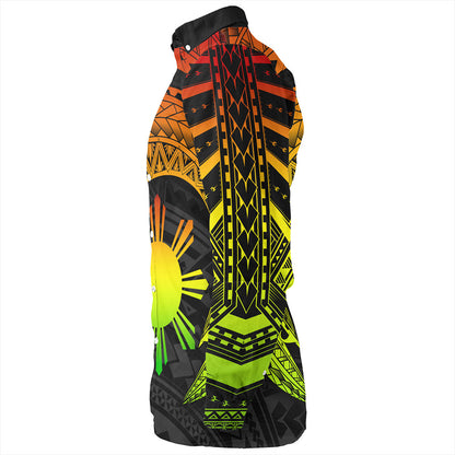 Philippines Filipinos Long Sleeve Shirt Sun Tribal Polynesia Reggae