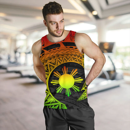 Philippines Filipinos Tank Top Sun Tribal Polynesia Reggae