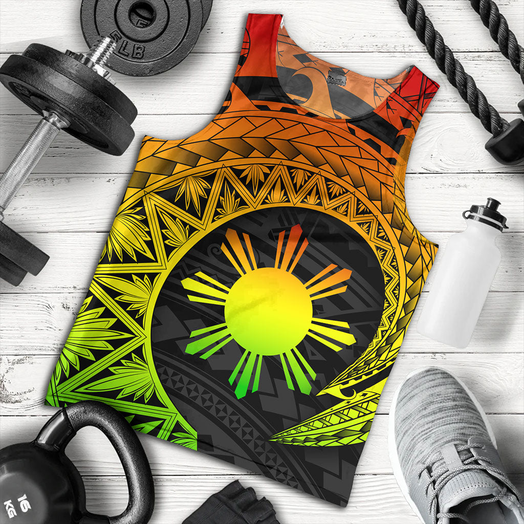 Philippines Filipinos Tank Top Sun Tribal Polynesia Reggae