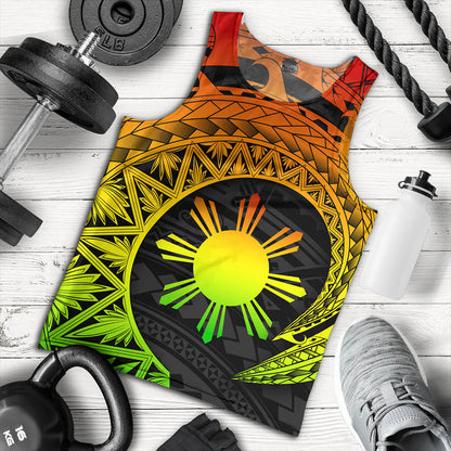 Philippines Filipinos Tank Top Sun Tribal Polynesia Reggae
