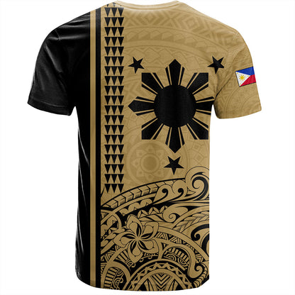 Philippines Filipinos T-Shirt Sun Star Tribal Polynesia Style