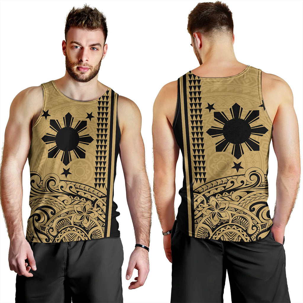 Philippines Filipinos Tank Top Sun Star Tribal Polynesia Style