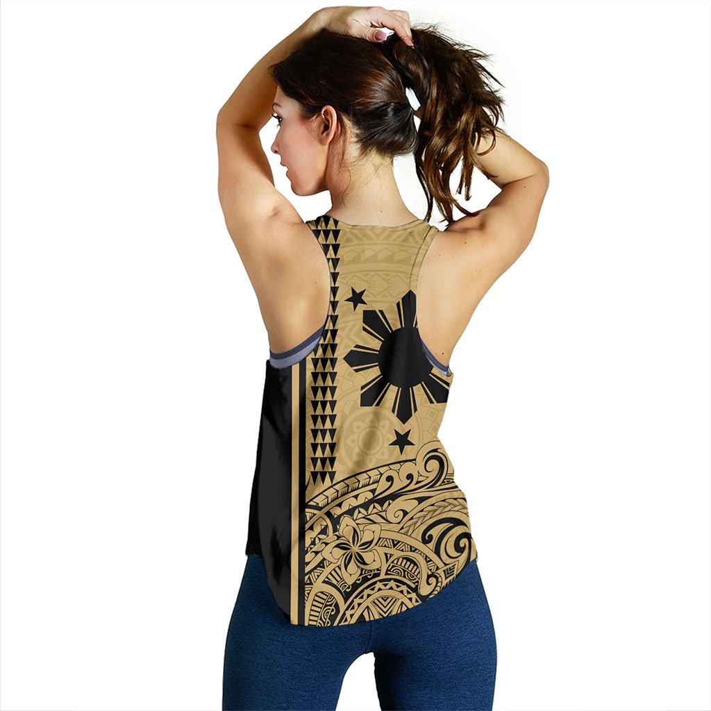Philippines Filipinos Women Tank Sun Star Tribal Polynesia Style