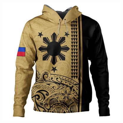 Philippines Filipinos Hoodie Sun Star Tribal Polynesia Style