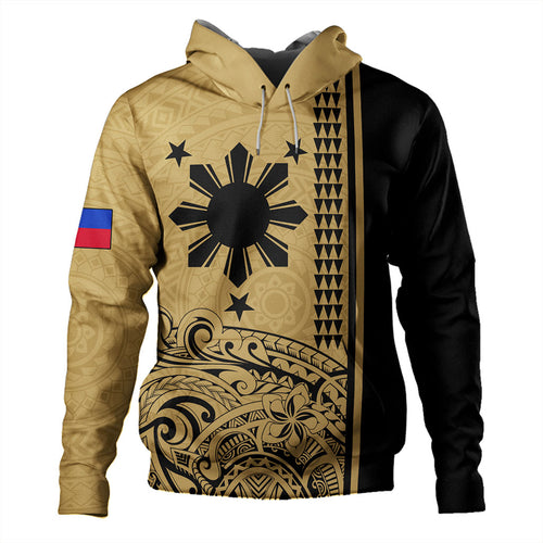 Philippines Filipinos Hoodie Sun Star Tribal Polynesia Style