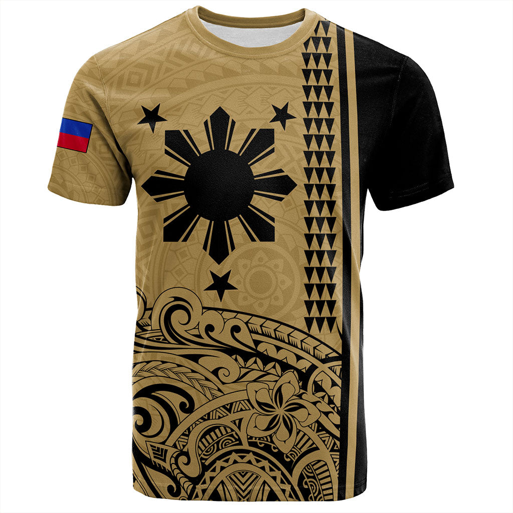 Philippines Filipinos T-Shirt Sun Star Tribal Polynesia Style