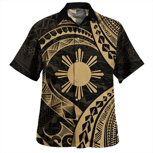 Philippines Filipinos Hawaiian Shirt Tribal Design Tattoo