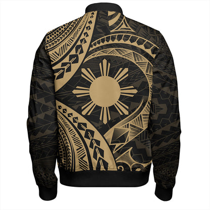 Philippines Filipinos Bomber Jacket Tribal Design Tattoo