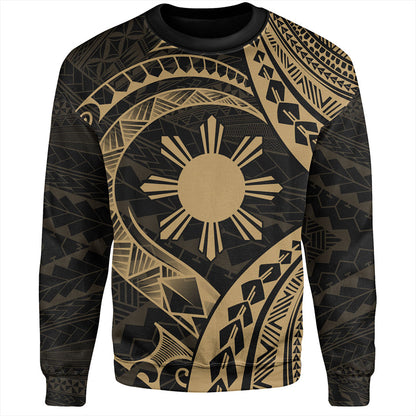Philippines Filipinos Sweatshirt Tribal Design Tattoo