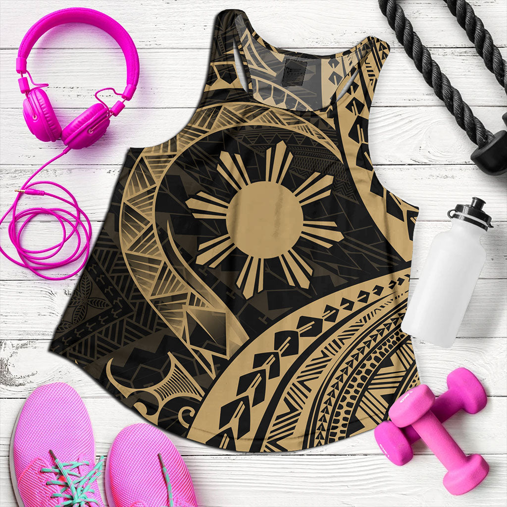 Philippines Filipinos Women Tank Tribal Design Tattoo