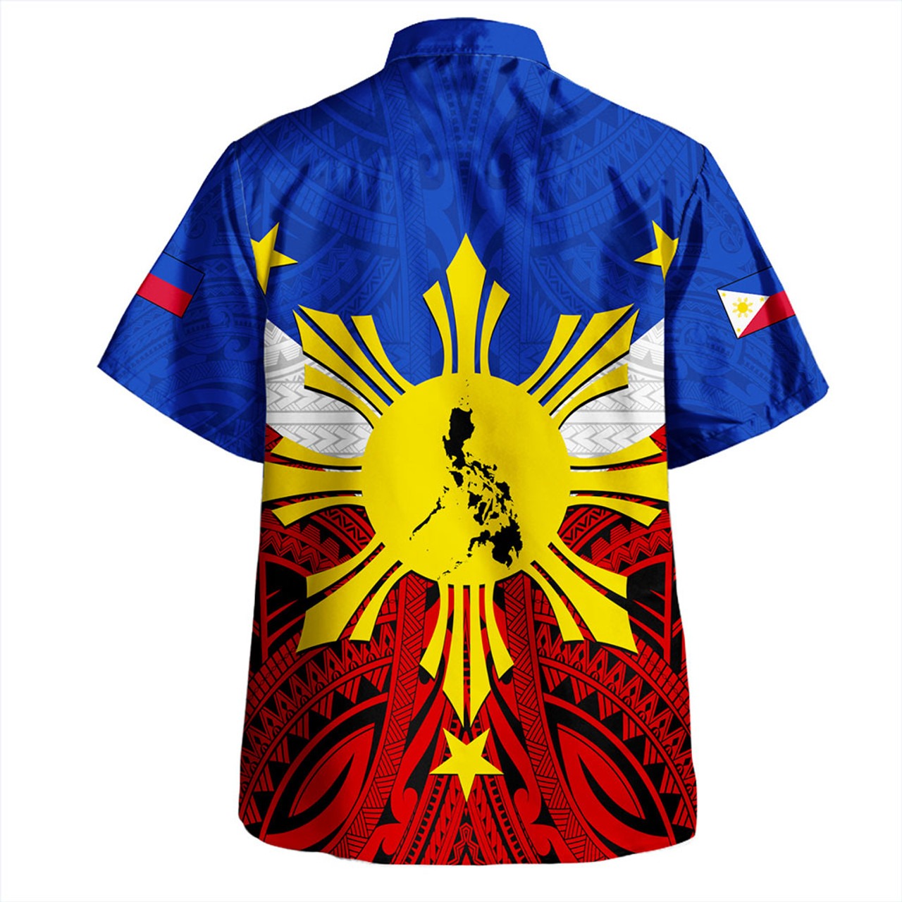 Philippines Filipinos Hawaiian Shirt Tribal Flag Traditional Style