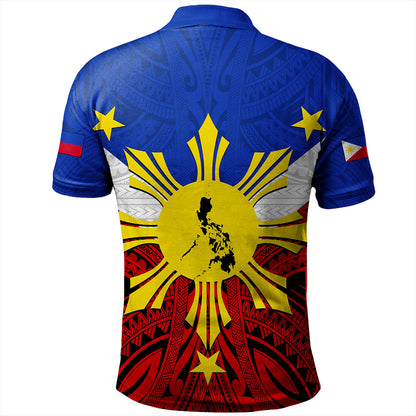 Philippines Filipinos Polo Shirt Tribal Flag Traditional Style