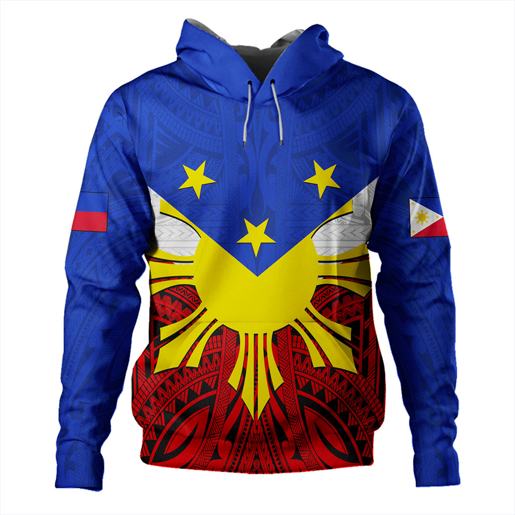 Philippines Filipinos Hoodie Tribal Flag Traditional Style