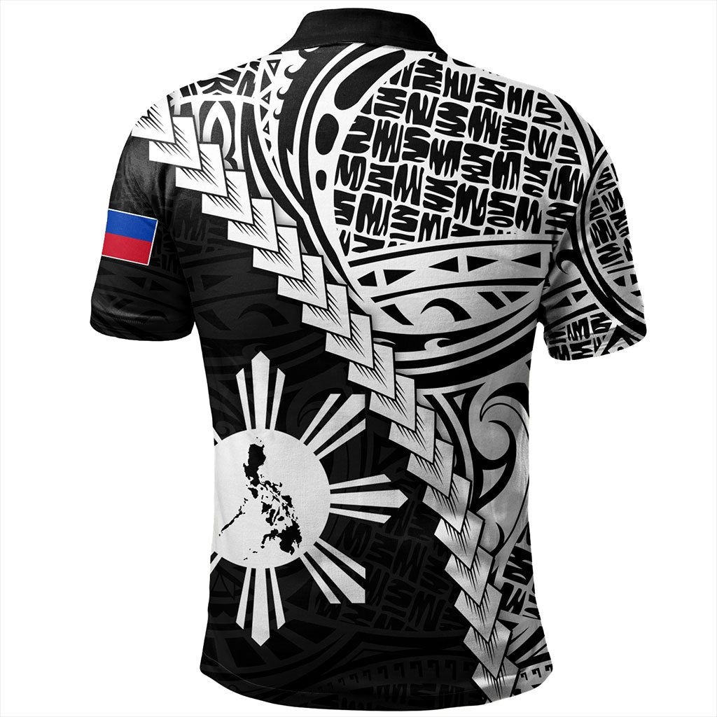 Philippines Filipinos Polo Shirt Lauhala Tribal Coat Of Arms