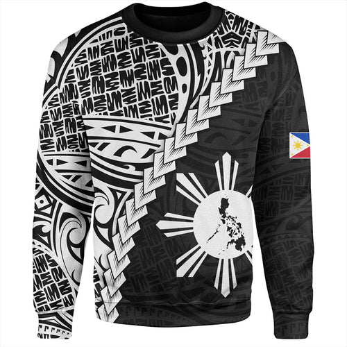 Philippines Filipinos Sweatshirt Lauhala Tribal Coat Of Arms