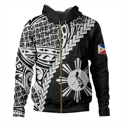 Philippines Filipinos Hoodie Lauhala Tribal Coat Of Arms