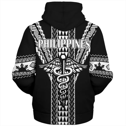 Philippines Filipinos Sherpa Hoodie Nurse Tribal