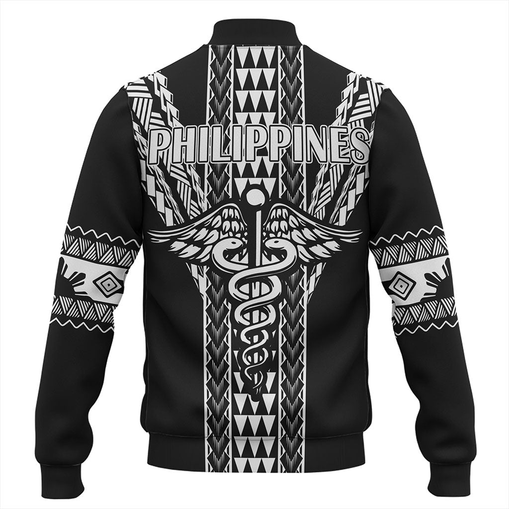 Philippines Filipinos Baseball Jacket Nurse Tribal