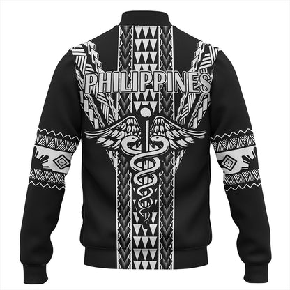 Philippines Filipinos Baseball Jacket Nurse Tribal