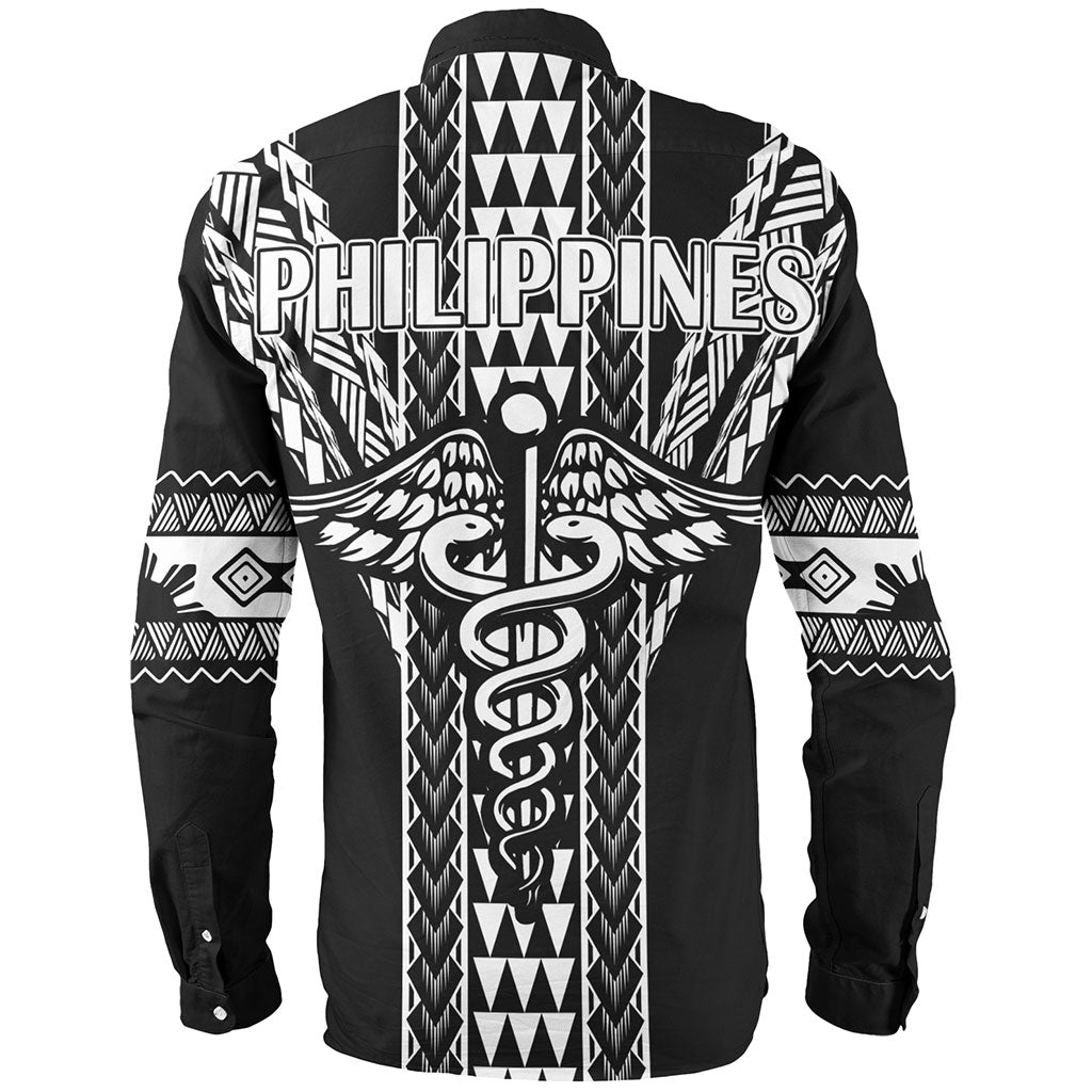 Philippines Filipinos Long Sleeve Shirt Nurse Tribal