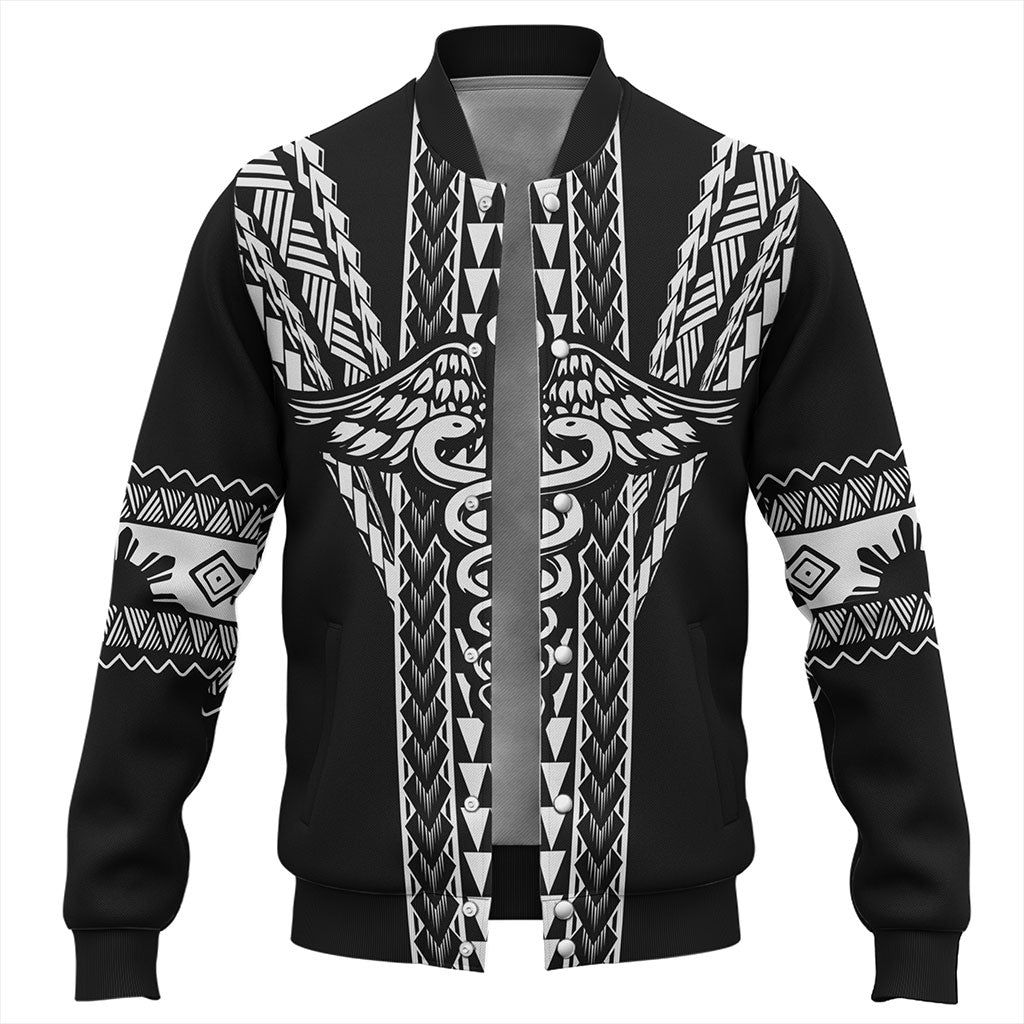 Philippines Filipinos Baseball Jacket Nurse Tribal