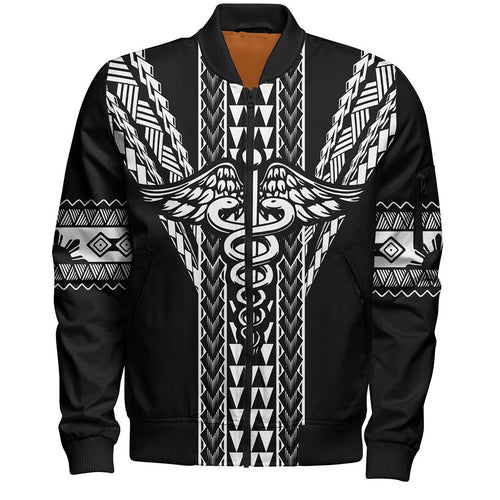 Philippines Filipinos Bomber Jacket Nurse Tribal