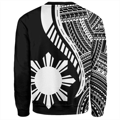 Philippines Filipinos Sweatshirt Tribal Polynesian Pattern Original Style