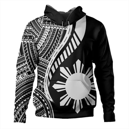 Philippines Filipinos Hoodie Tribal Polynesian Pattern Original Style