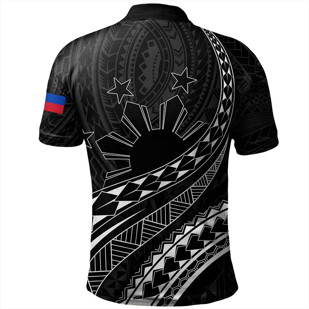 Philippines Filipinos Polo Shirt Tribal Polynesian Artist Style