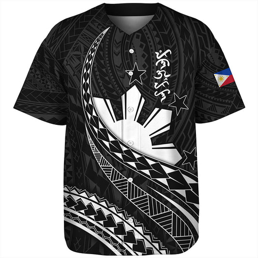 Philippines Filipinos Baseball Shirt Tribal Polynesian Artist Style
