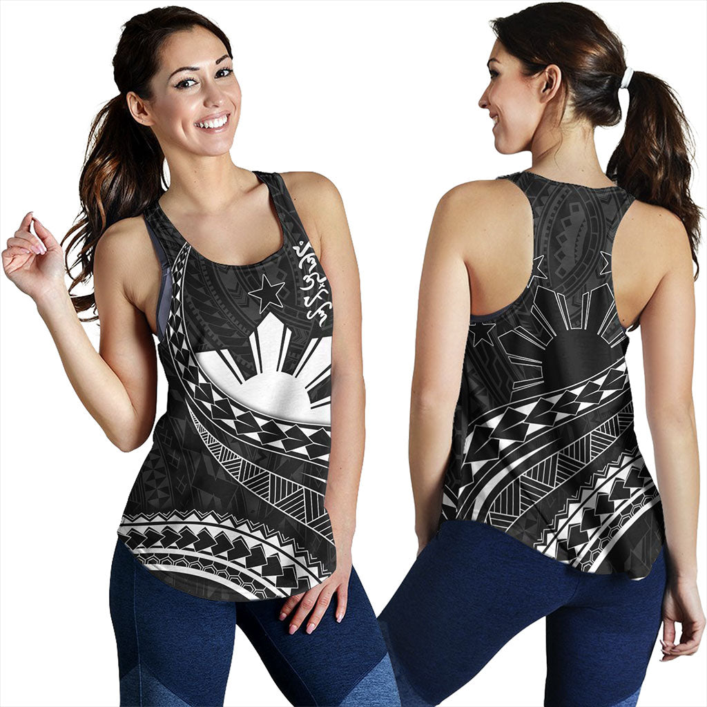 Philippines Filipinos Women Tank Tribal Polynesian Artist Style