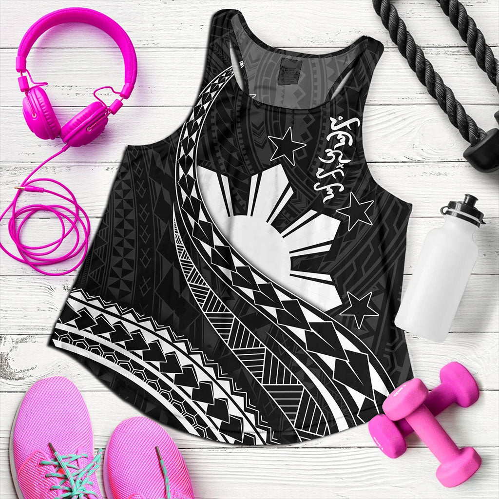 Philippines Filipinos Women Tank Tribal Polynesian Artist Style