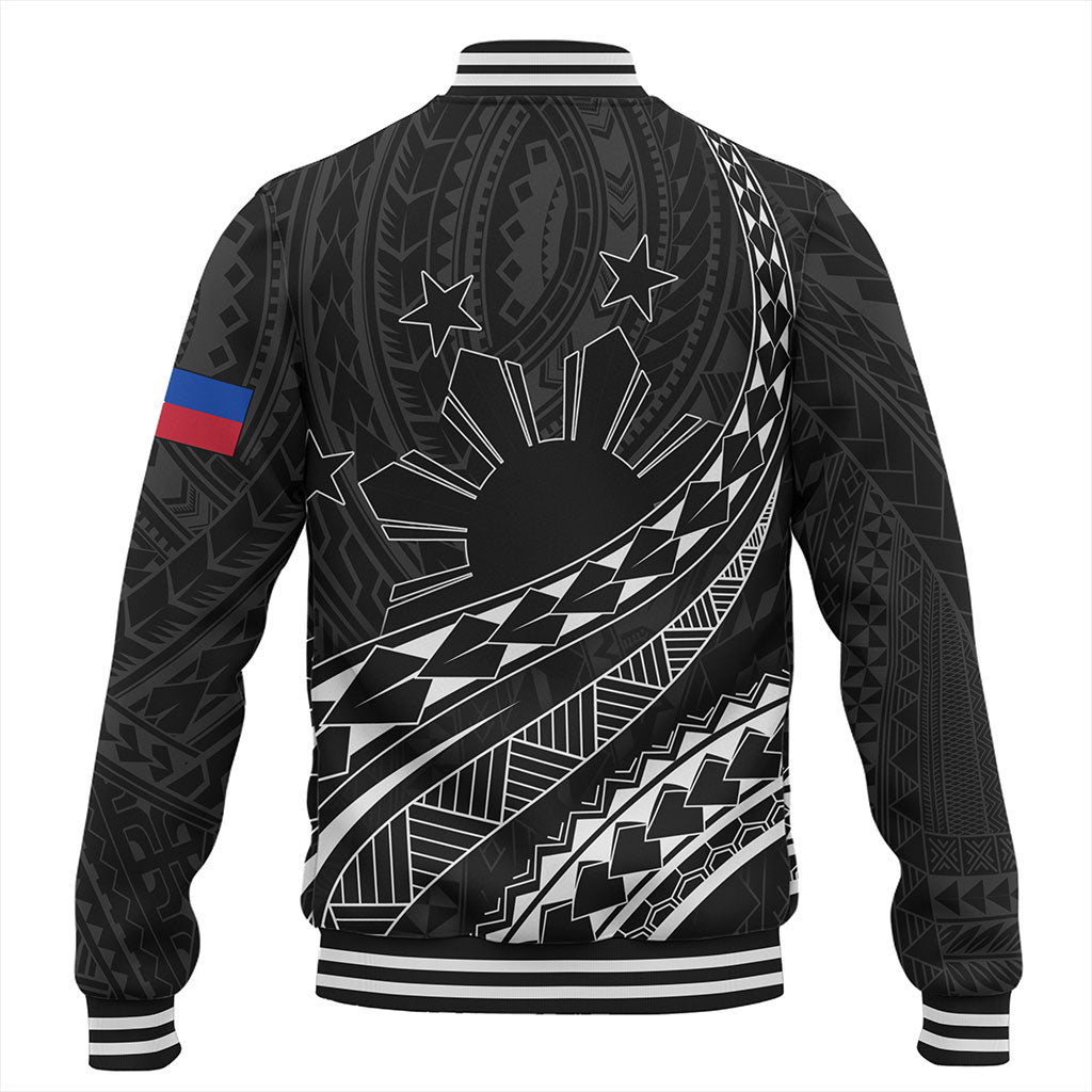 Philippines Filipinos Baseball Jacket Tribal Polynesian Artist Style