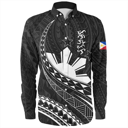 Philippines Filipinos Long Sleeve Shirt Tribal Polynesian Artist Style