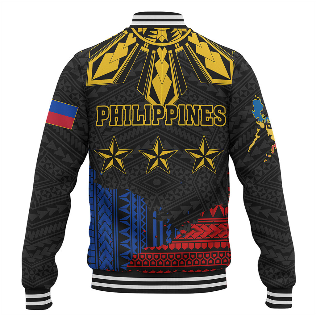 Philippines Filipinos Baseball Jacket Tribal Sport Style