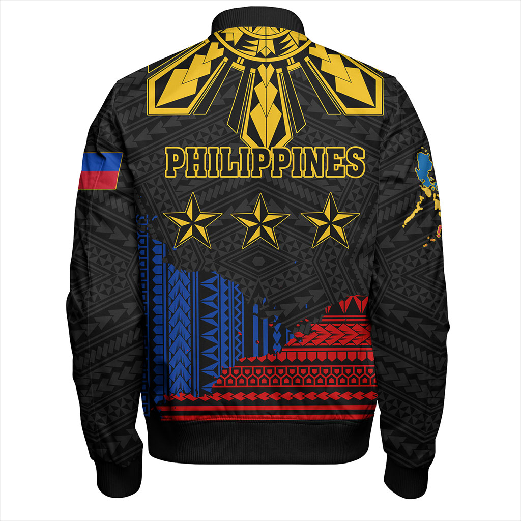 Philippines Filipinos Bomber Jacket Tribal Sport Style