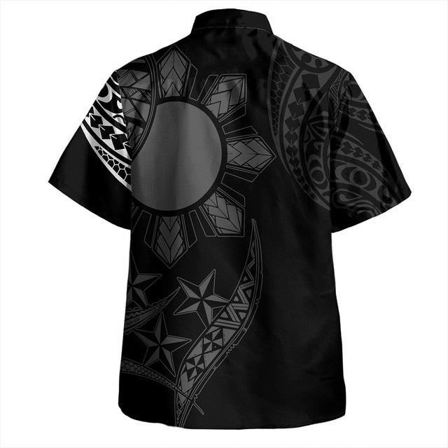 Philippines Hawaiian Shirt With Guam Seal Tribal Sun In My Heart