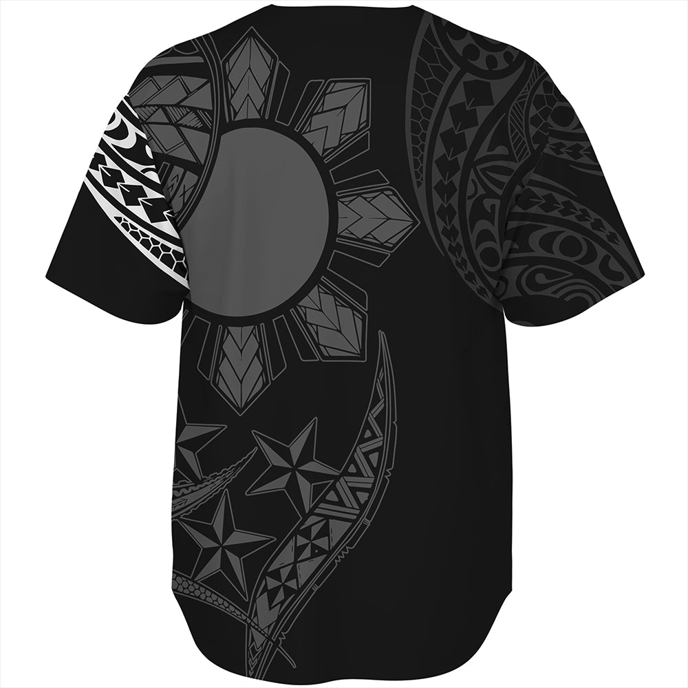 Philippines Baseball Shirt With Kanaka Tribal Sun In My Heart