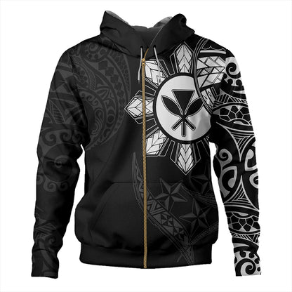 Philippines Hoodie With Kanaka Tribal Sun In My Heart