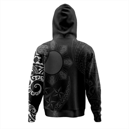 Philippines Hoodie With Kanaka Tribal Sun In My Heart