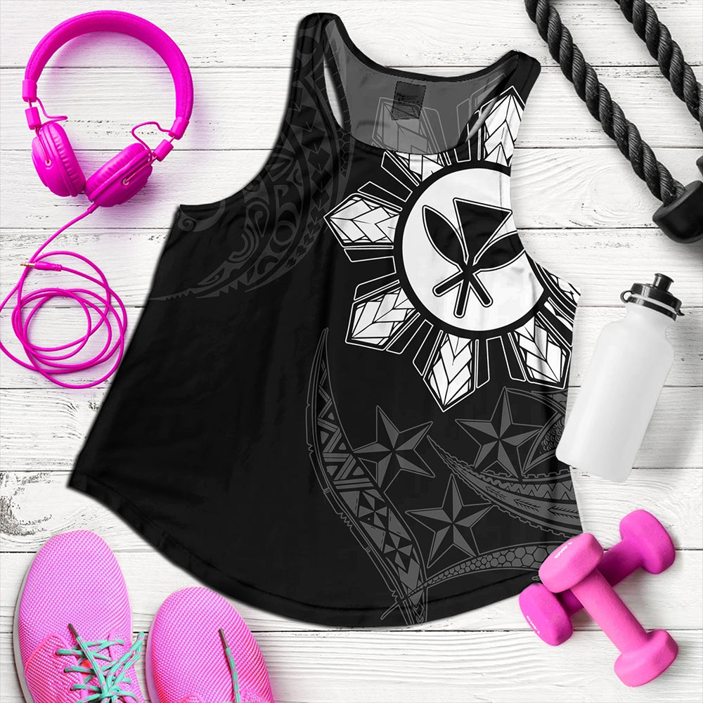 Philippines Women Tank With Kanaka Tribal Sun In My Heart