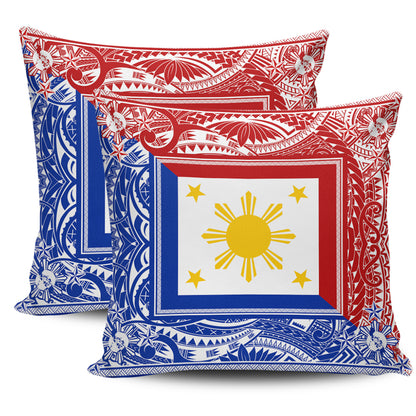 Philippines Pillow Cover Polynesian Star Coat Of Arms