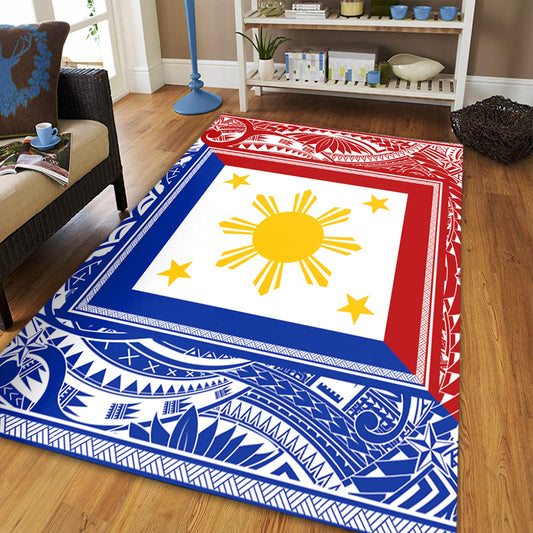 Philippines Area Rug Polynesian Star Coat Of Arms