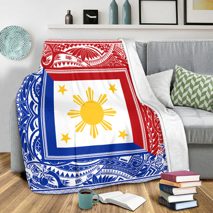 Philippines Premium Blanket Polynesian Star Coat Of Arms