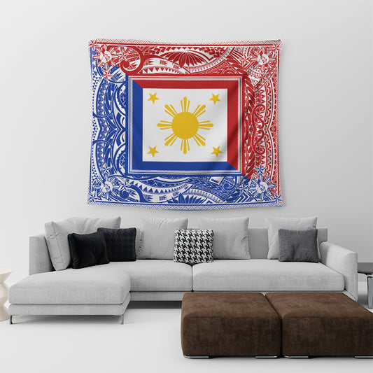 Philippines Tapestry Polynesian Star Coat Of Arms